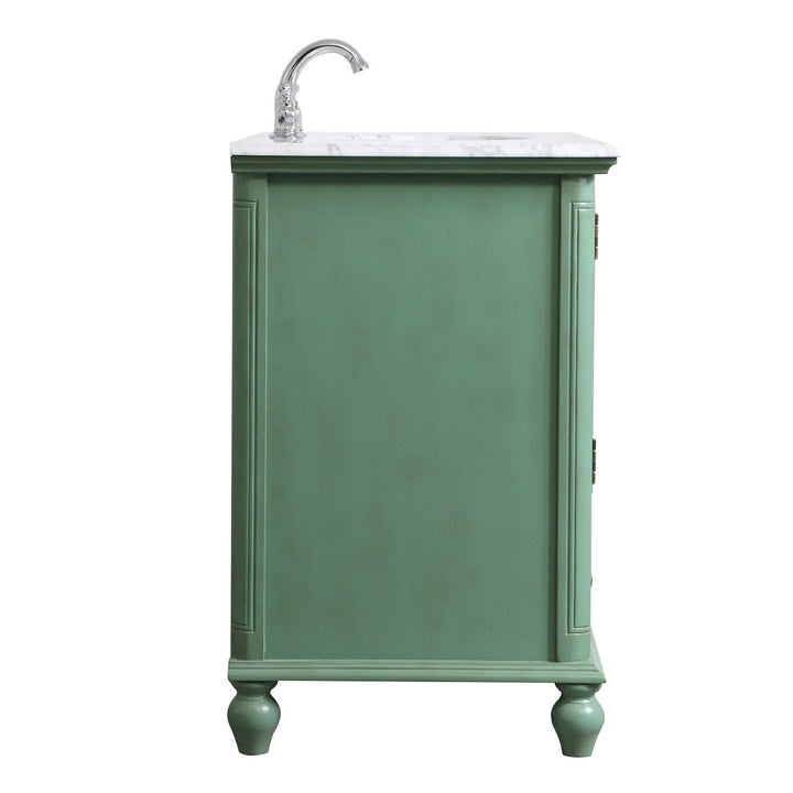 36 Inch Single Bathroom Vanity In Vintage Mint - View 6 - Joshua Marshal