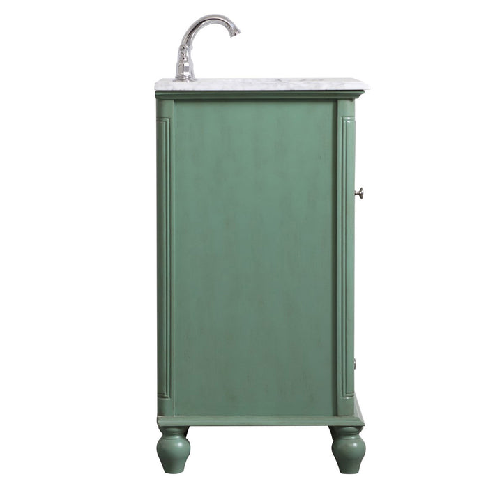 19 Inch Single Bathroom Vanity In Vintage Mint - View 6 - Joshua Marshal