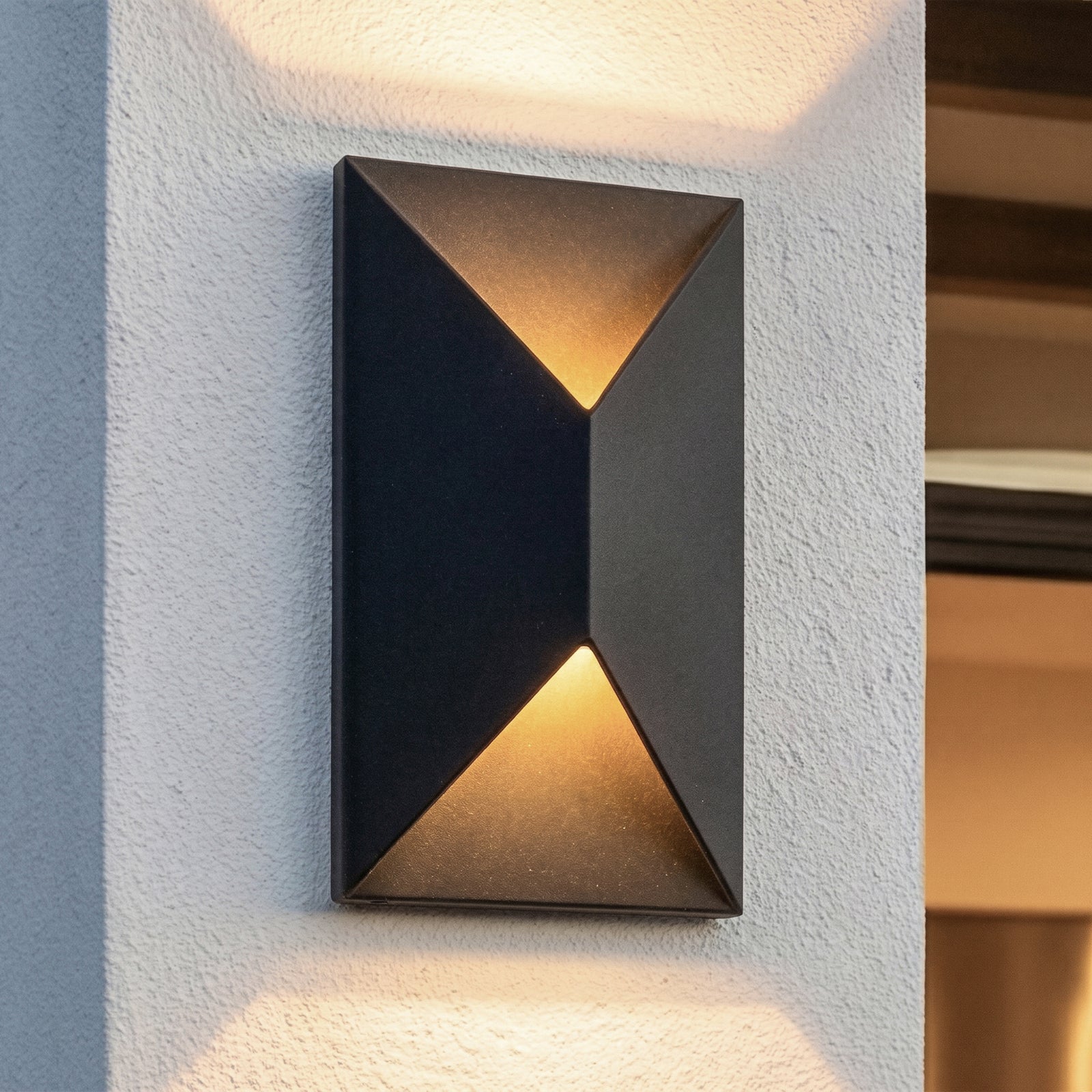 Integrated LED wall sconce in black Black Finish - LIGHTING by Joshua Marshal