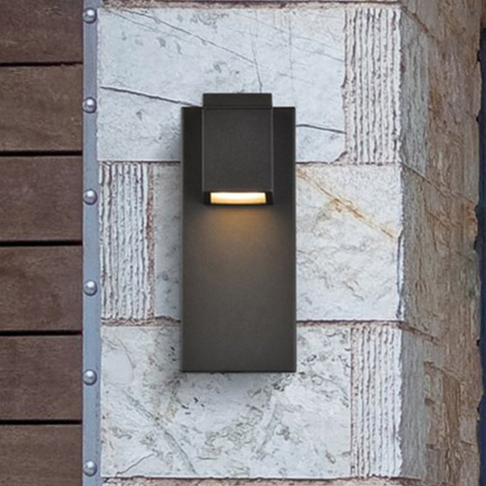 Integrated Led Wall Sconce In Black Black Finish - LIGHTING by Joshua Marshal