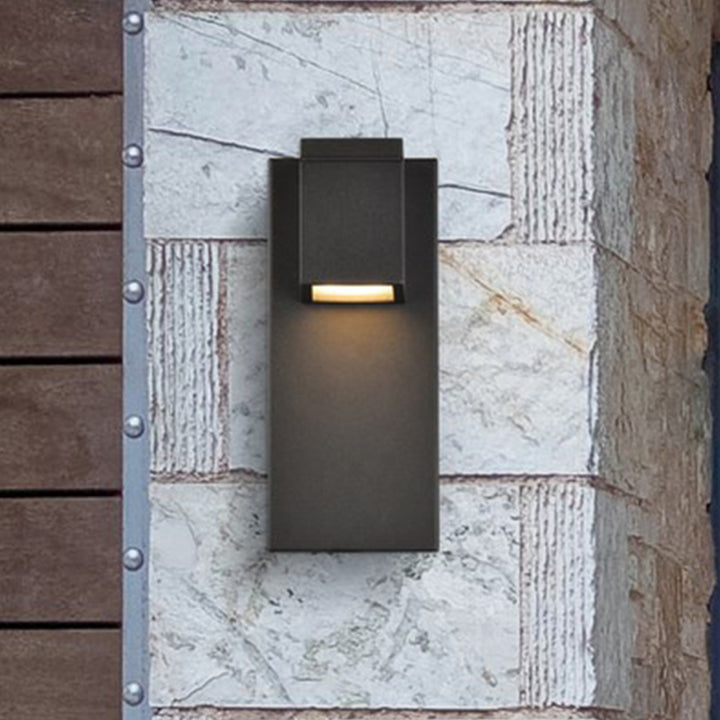 Integrated Led Wall Sconce In Black Black Finish - LIGHTING by Joshua Marshal