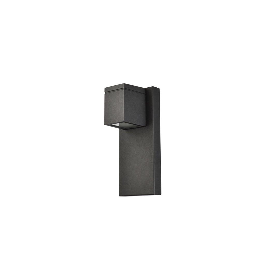 Integrated Led Wall Sconce In Black - View 4 - Joshua Marshal