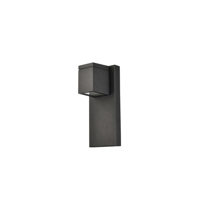 Integrated Led Wall Sconce In Black - View 4 - Joshua Marshal