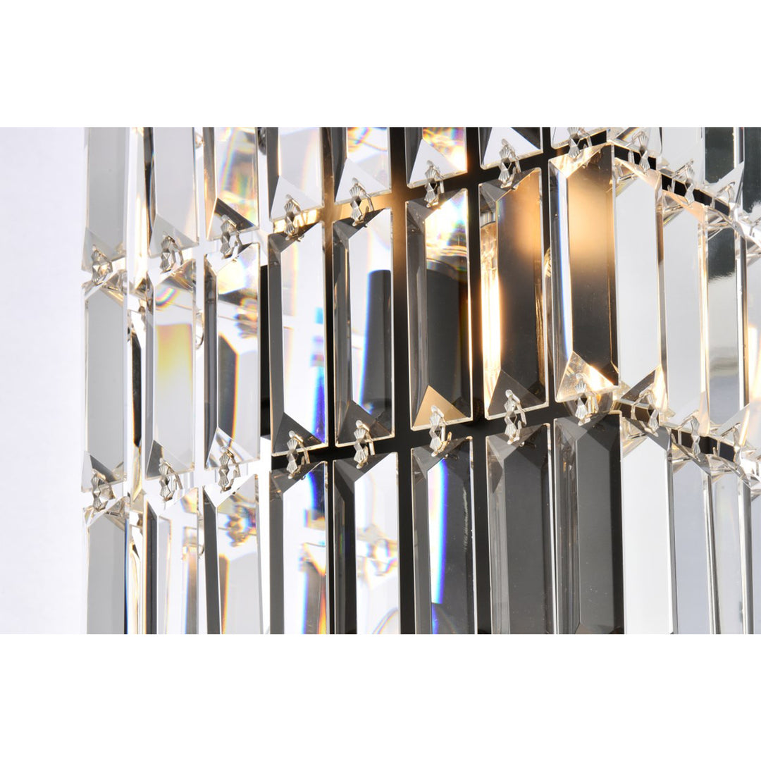 8 Inch Black Wall Sconce - View 4 - Joshua Marshal
