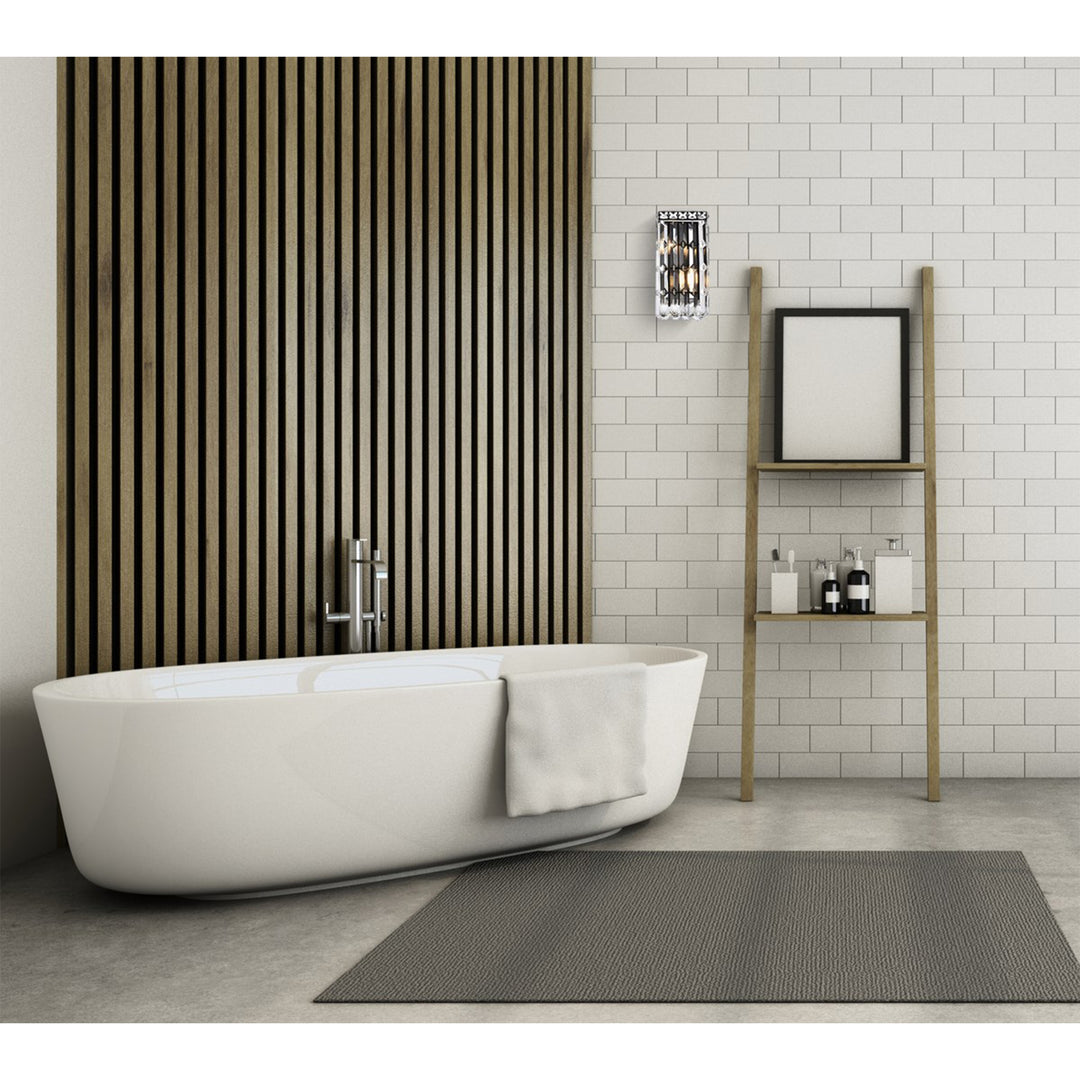 6 Inch Black Wall Sconce - View 2 - Joshua Marshal