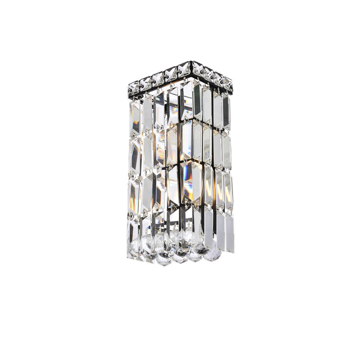 6 Inch Black Wall Sconce - View 3 - Joshua Marshal