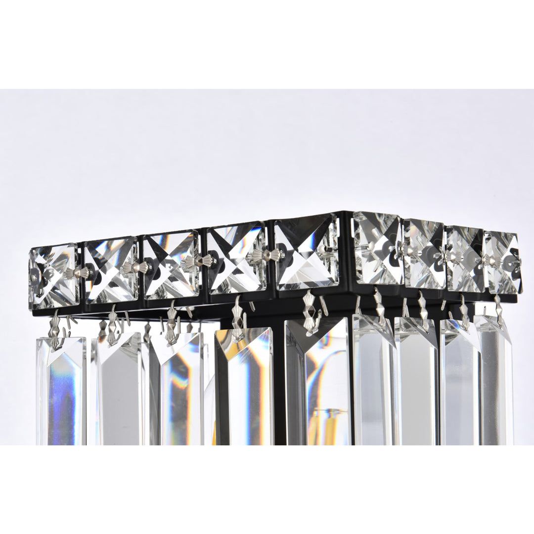 6 Inch Black Wall Sconce - View 5 - Joshua Marshal