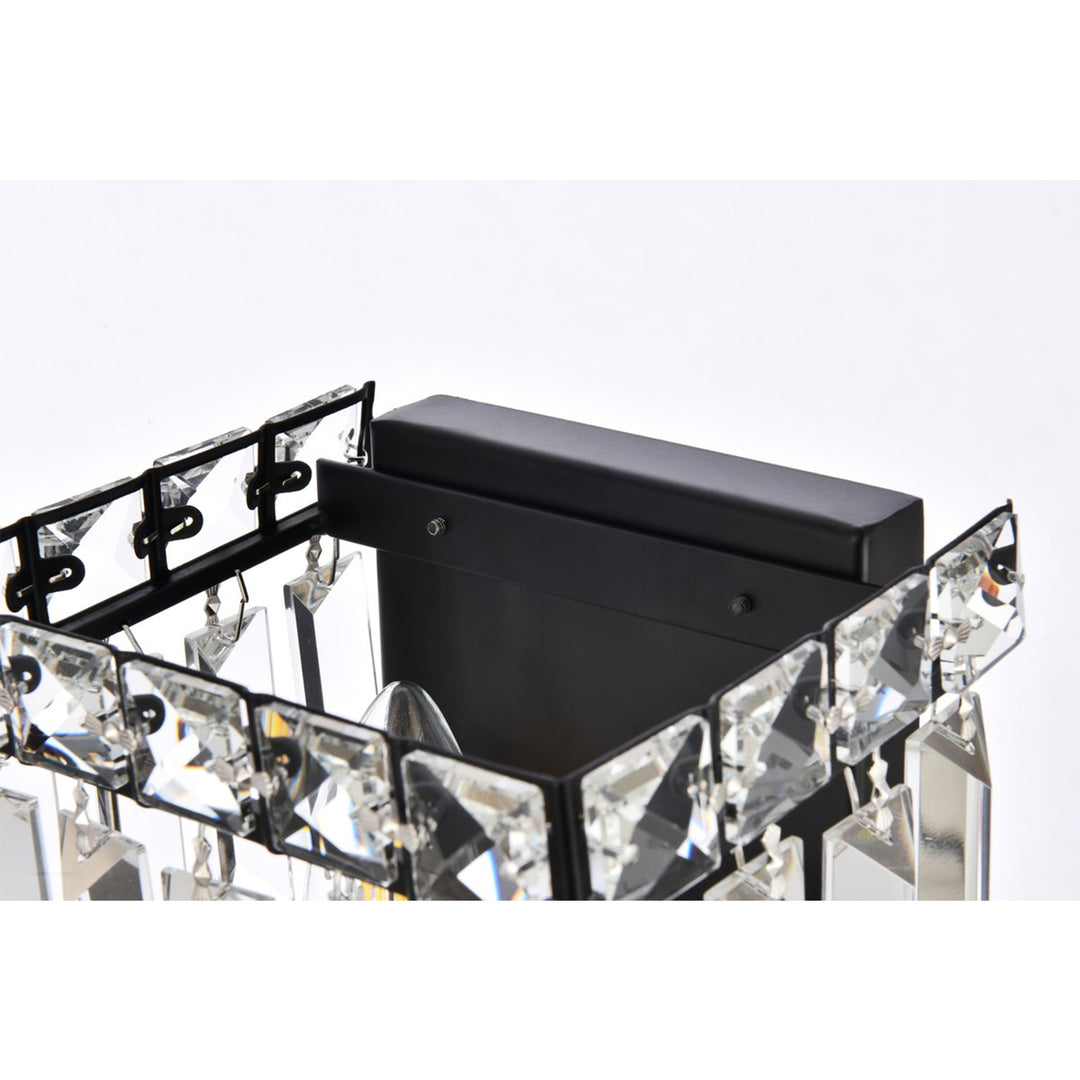 6 Inch Black Wall Sconce - View 6 - Joshua Marshal
