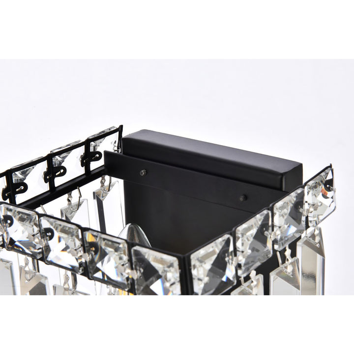 6 Inch Black Wall Sconce - View 6 - Joshua Marshal