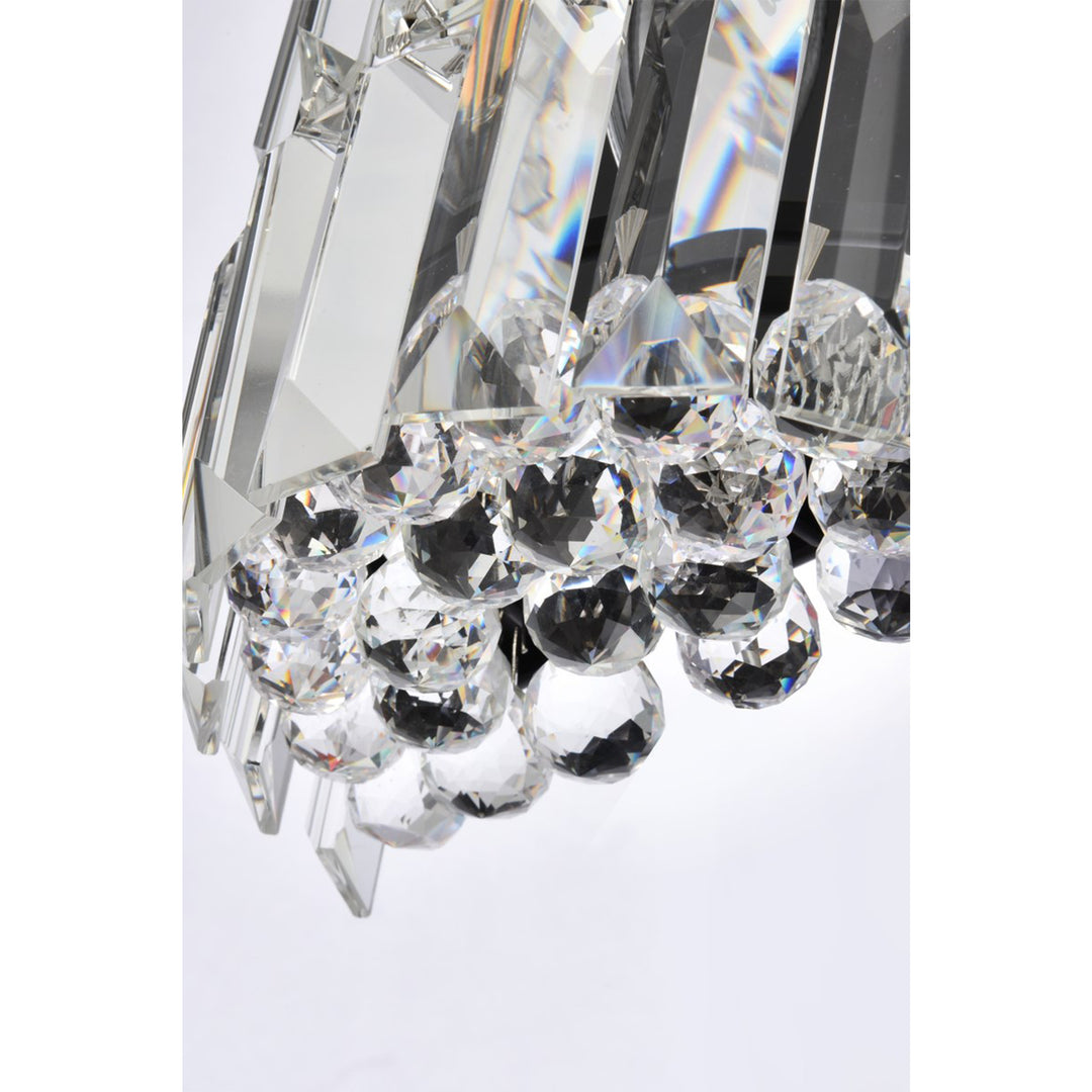 8 Inch Black Wall Sconce - View 5 - Joshua Marshal