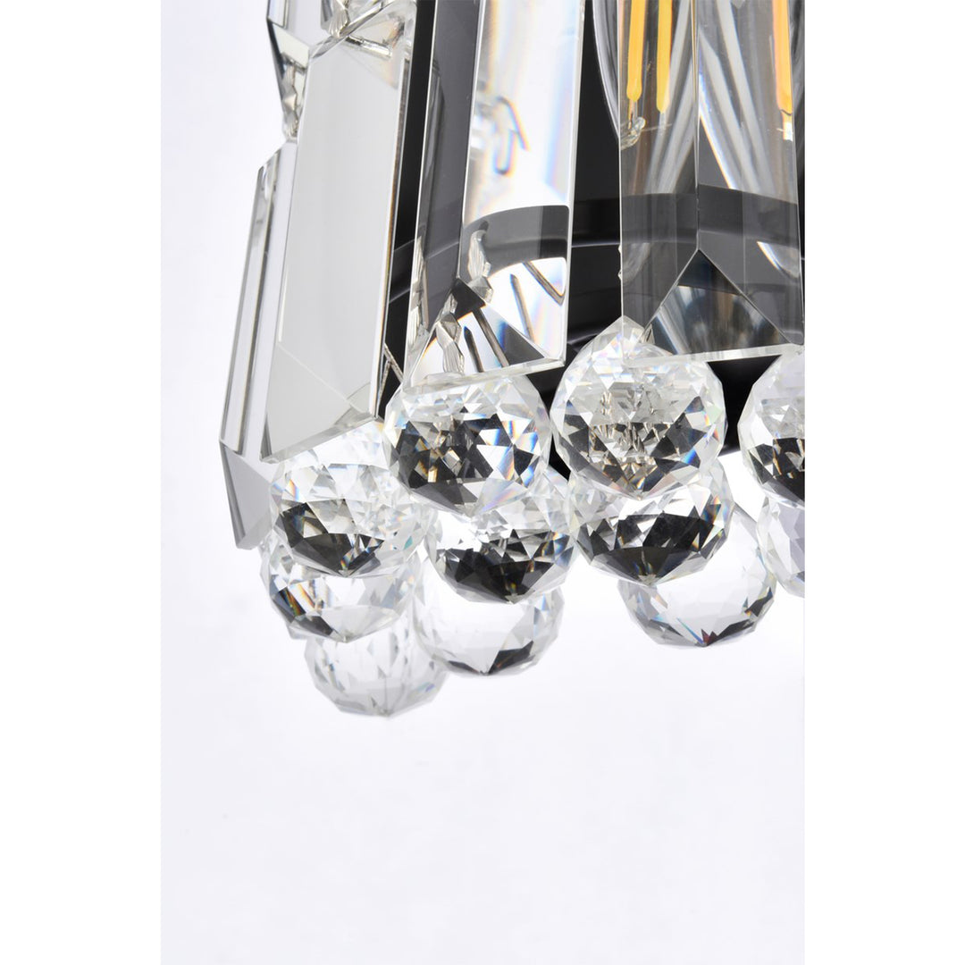6 Inch Black Wall Sconce - View 6 - Joshua Marshal