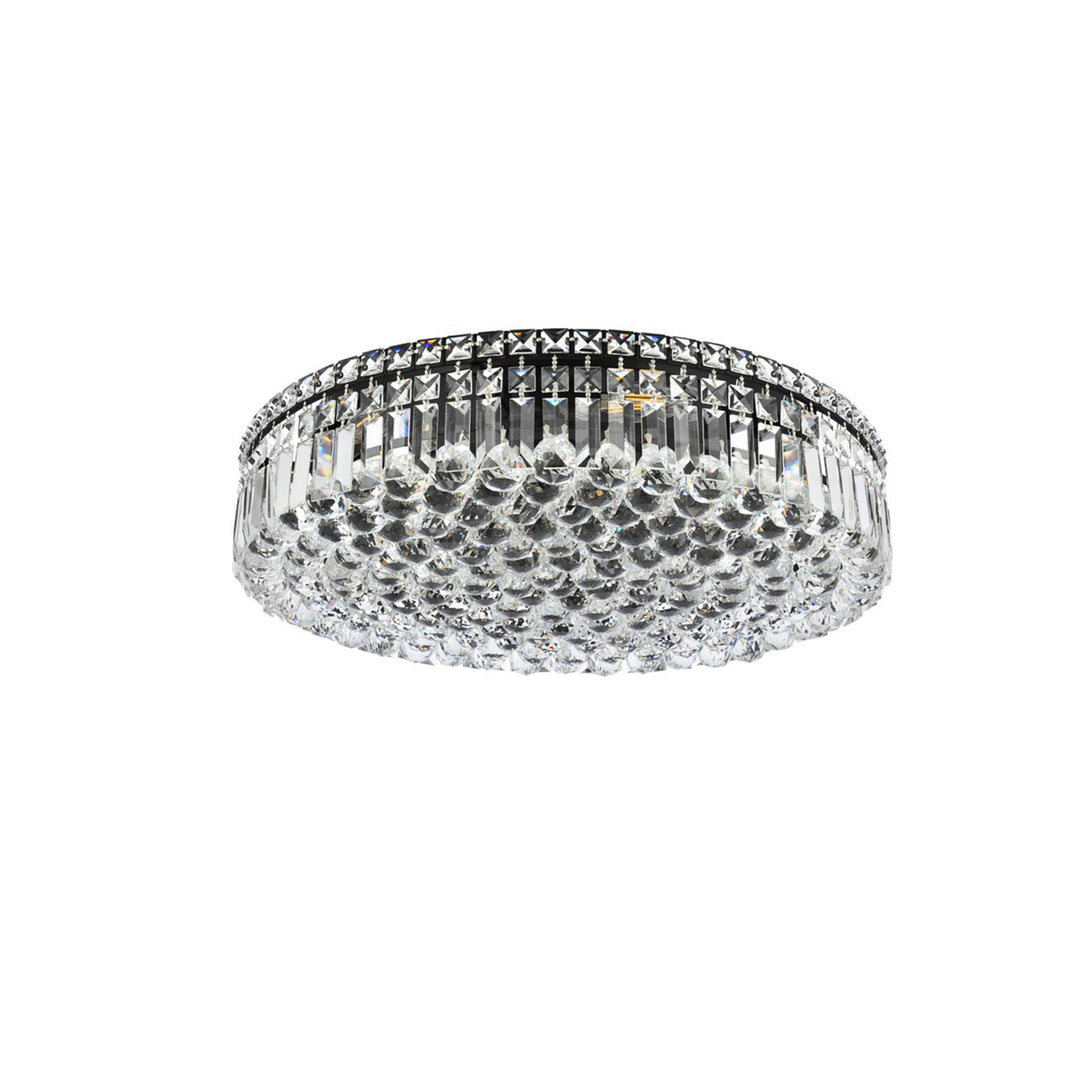 24 Inch Black Flush Mount - View 3 - Joshua Marshal