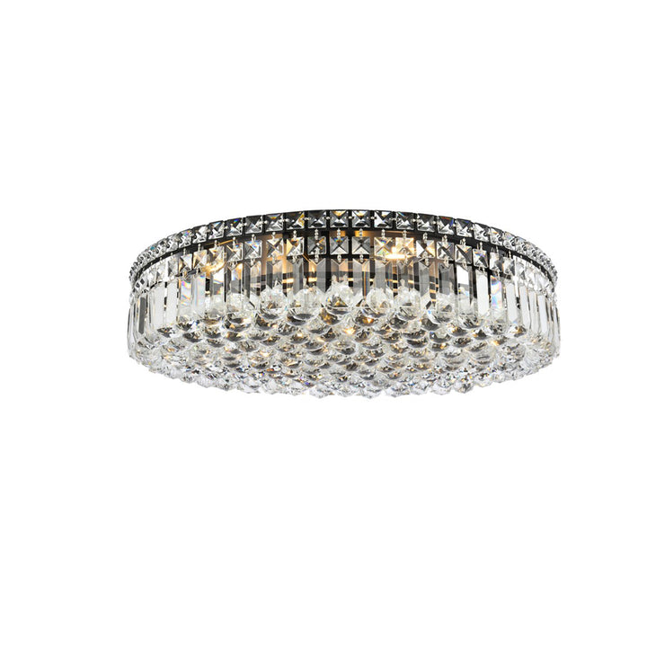 24 Inch Black Flush Mount - View 4 - Joshua Marshal