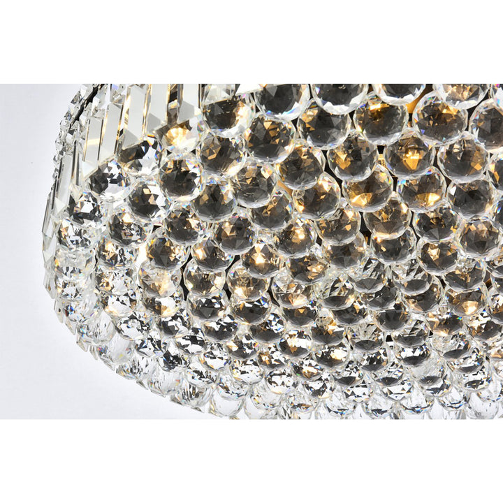24 Inch Black Flush Mount - View 6 - Joshua Marshal