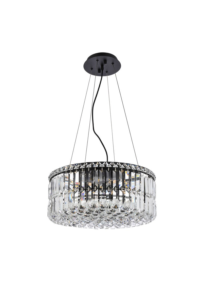 20 Inch Black Chandelier JM-731113