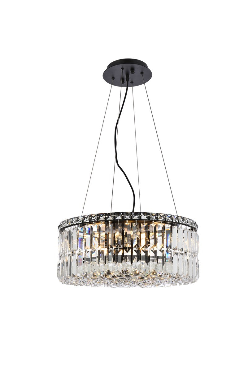 20 Inch Black Chandelier JM-731113