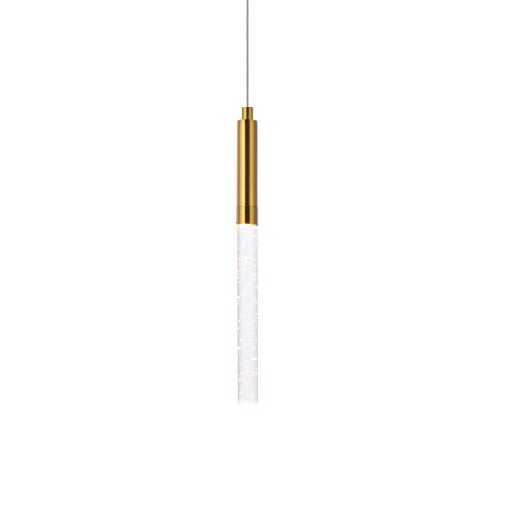 1 Light Gold Pendant - View 4 - Joshua Marshal