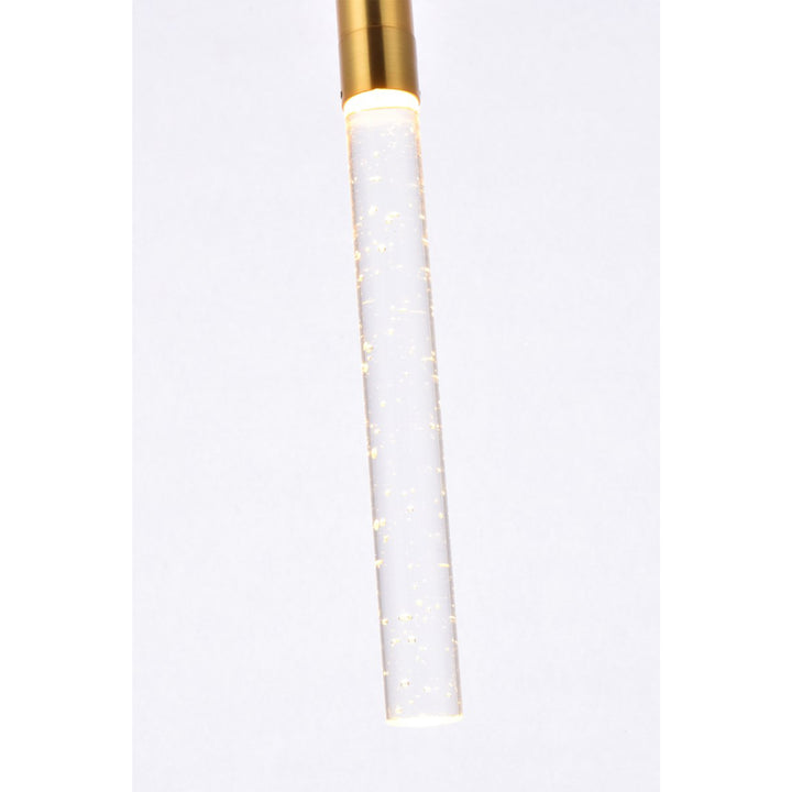 1 Light Gold Pendant - View 5 - Joshua Marshal