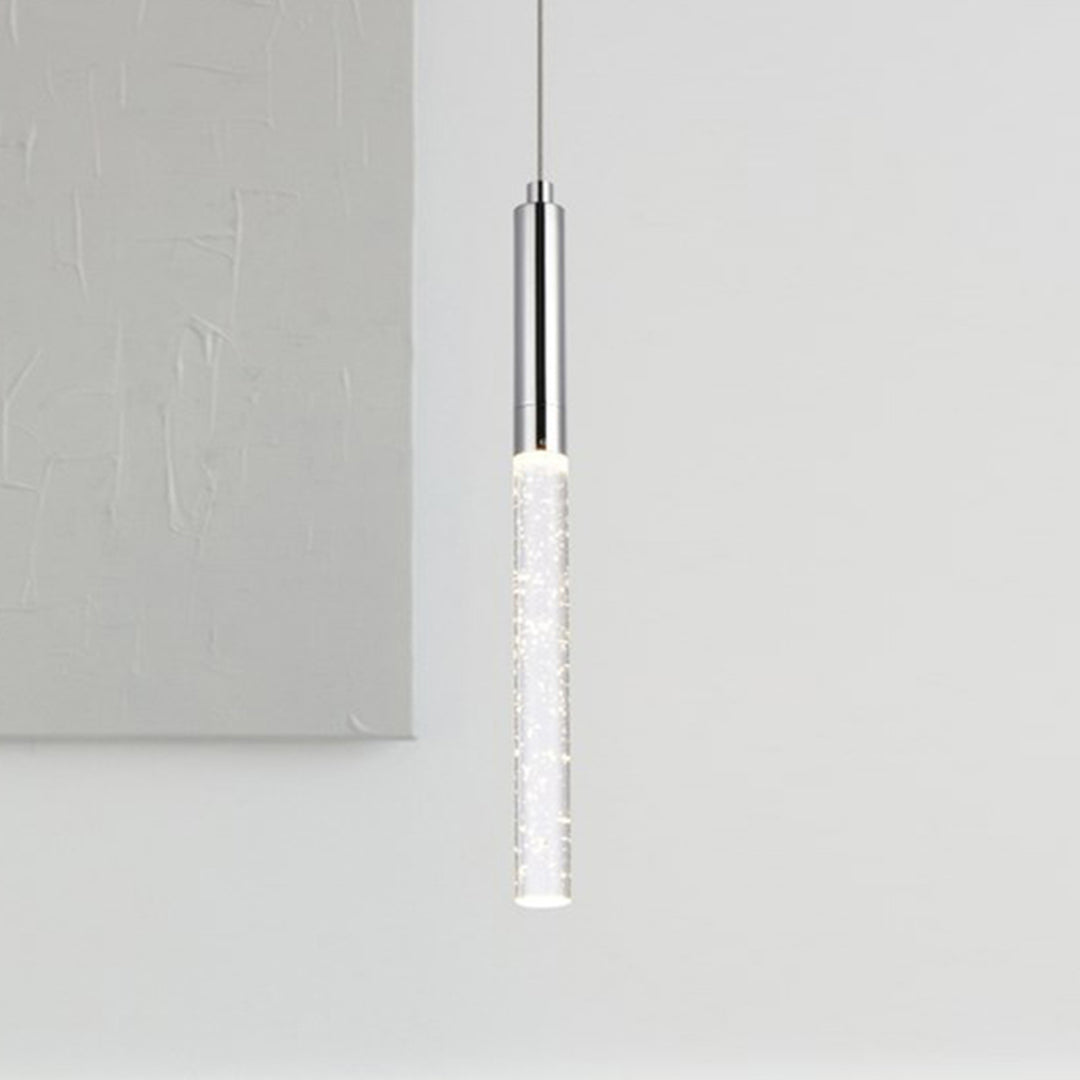 1 Light Chrome Pendant Chrome Finish - LIGHTING by Joshua Marshal
