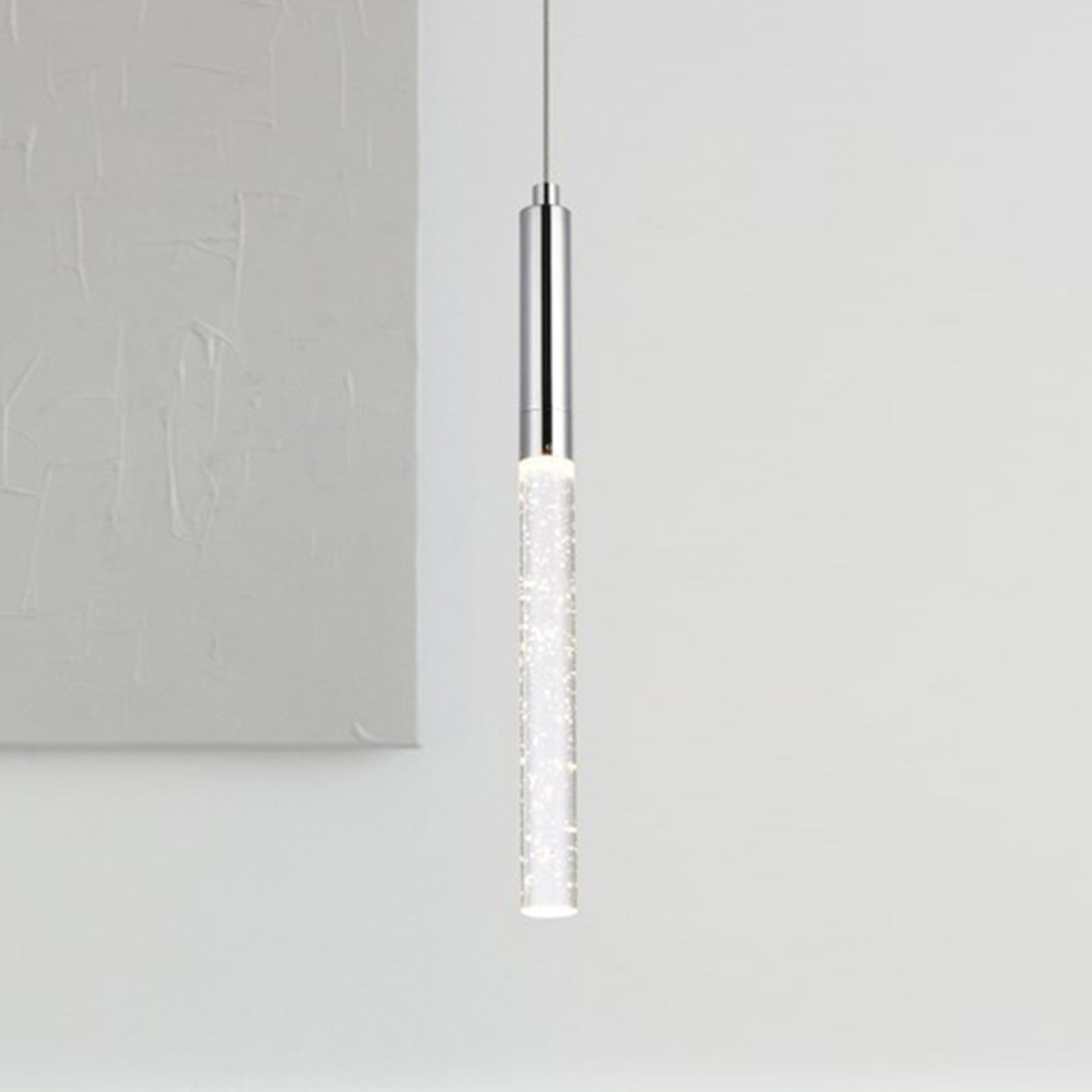 1 Light Chrome Pendant Chrome Finish - LIGHTING by Joshua Marshal