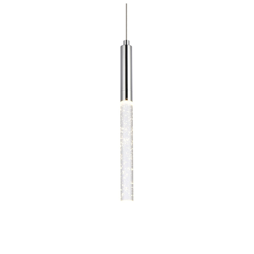 1 Light Chrome Pendant - View 3 - Joshua Marshal