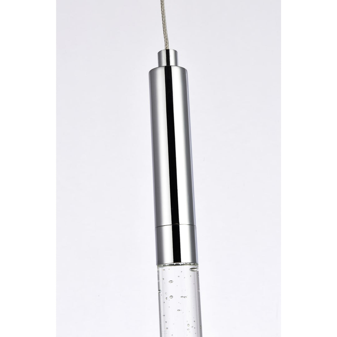 1 Light Chrome Pendant - View 5 - Joshua Marshal