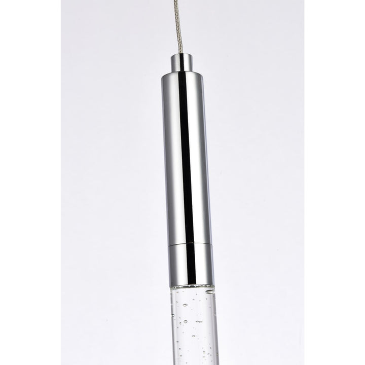 1 Light Chrome Pendant - View 5 - Joshua Marshal