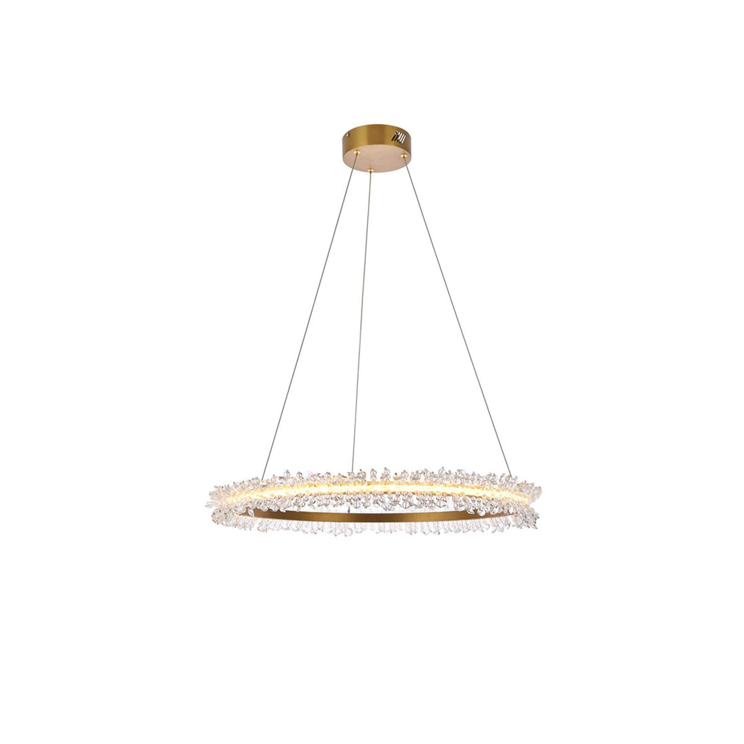 Led 26 Inch Gold Pendant - View 3 - Joshua Marshal