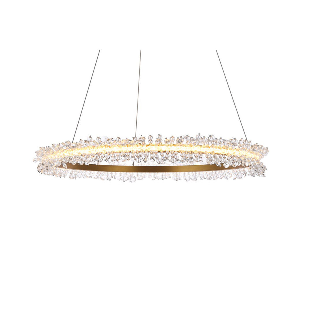 Led 26 Inch Gold Pendant - View 5 - Joshua Marshal
