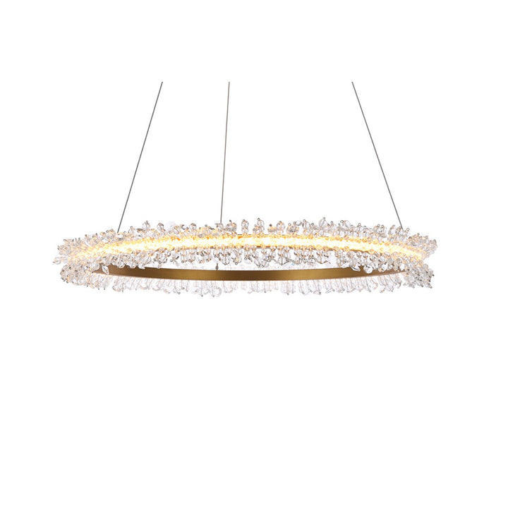 Led 26 Inch Gold Pendant - View 5 - Joshua Marshal
