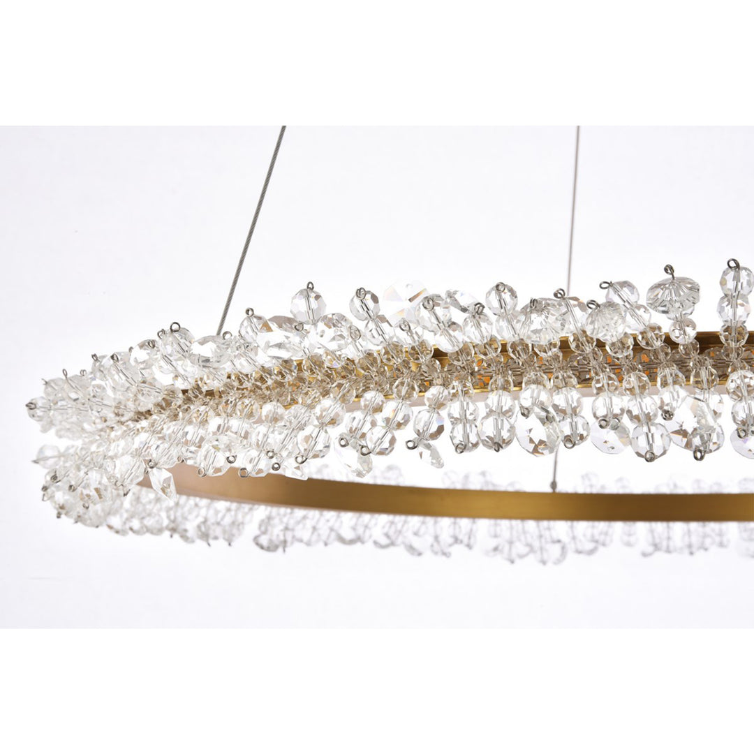 Led 26 Inch Gold Pendant - View 6 - Joshua Marshal