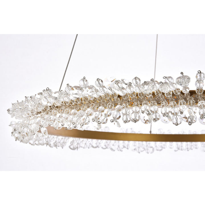 Led 26 Inch Gold Pendant - View 6 - Joshua Marshal
