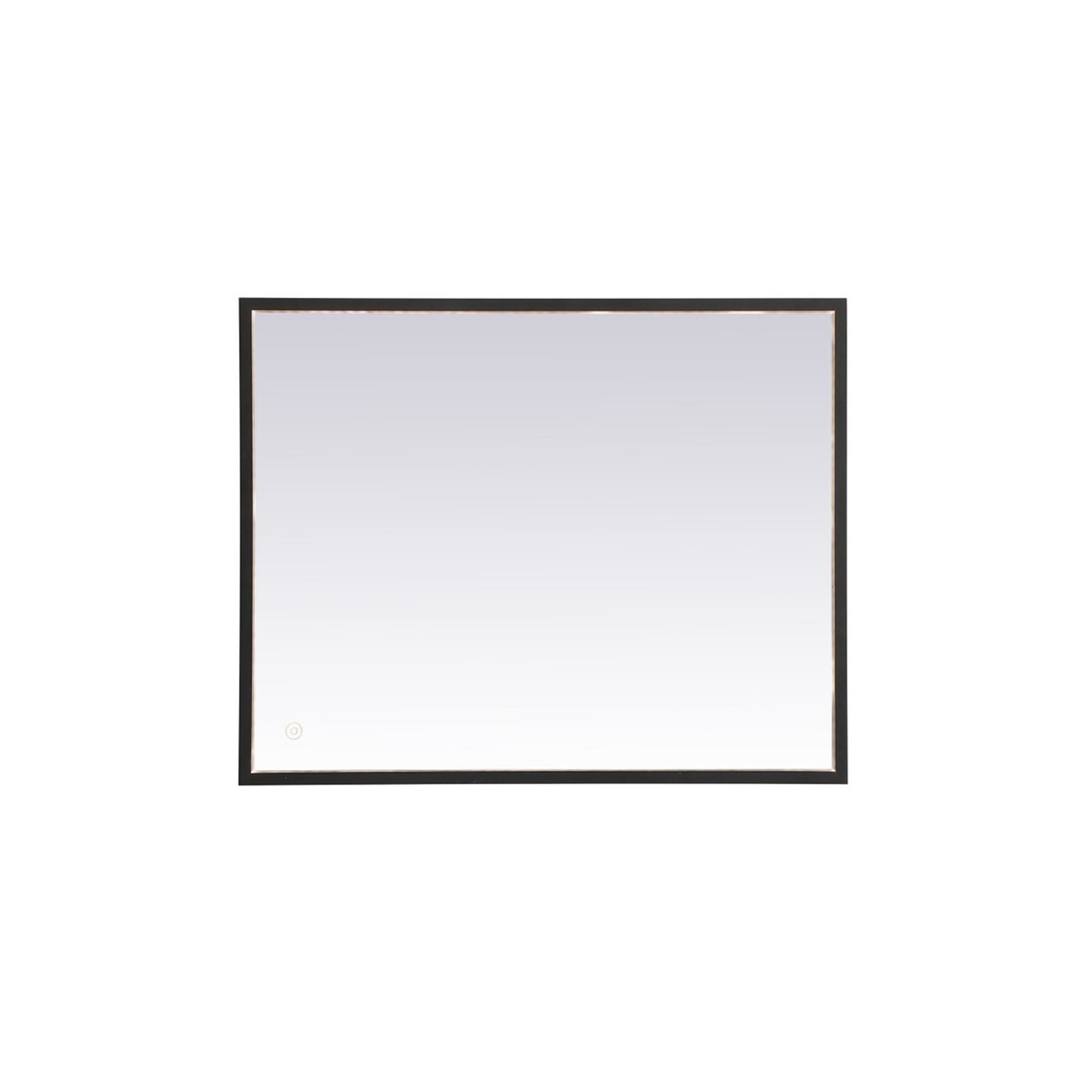 Black Led Mirror - View 3 - Joshua Marshal