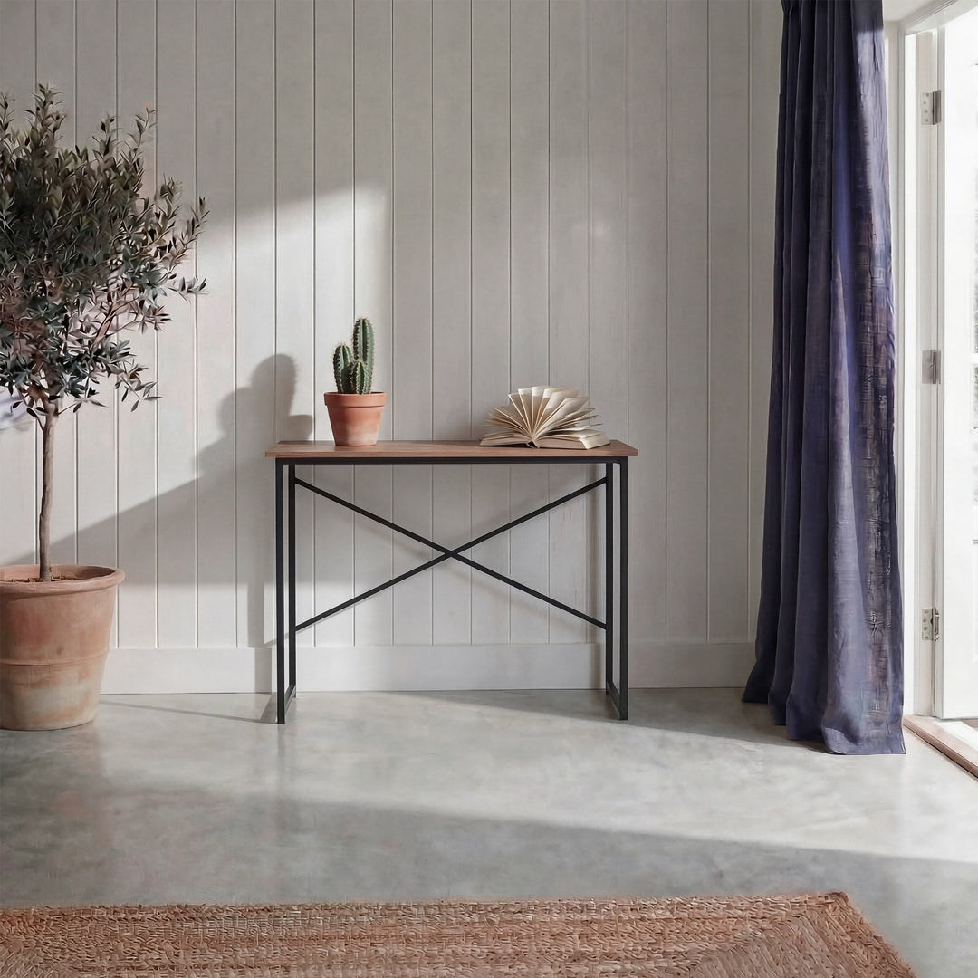 43 Inch Console Table In Natural Driftwood - View 2 - Joshua Marshal