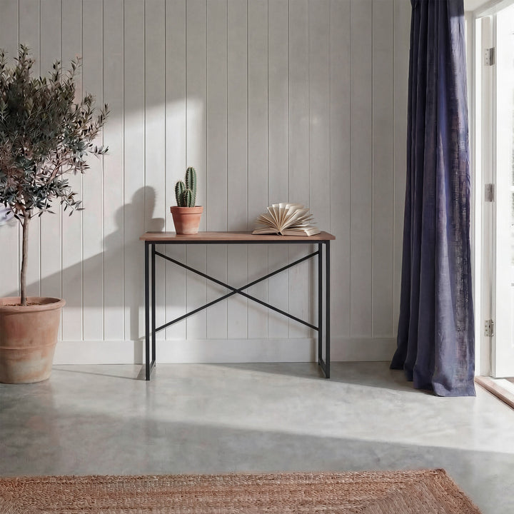 43 Inch Console Table In Natural Driftwood - View 2 - Joshua Marshal
