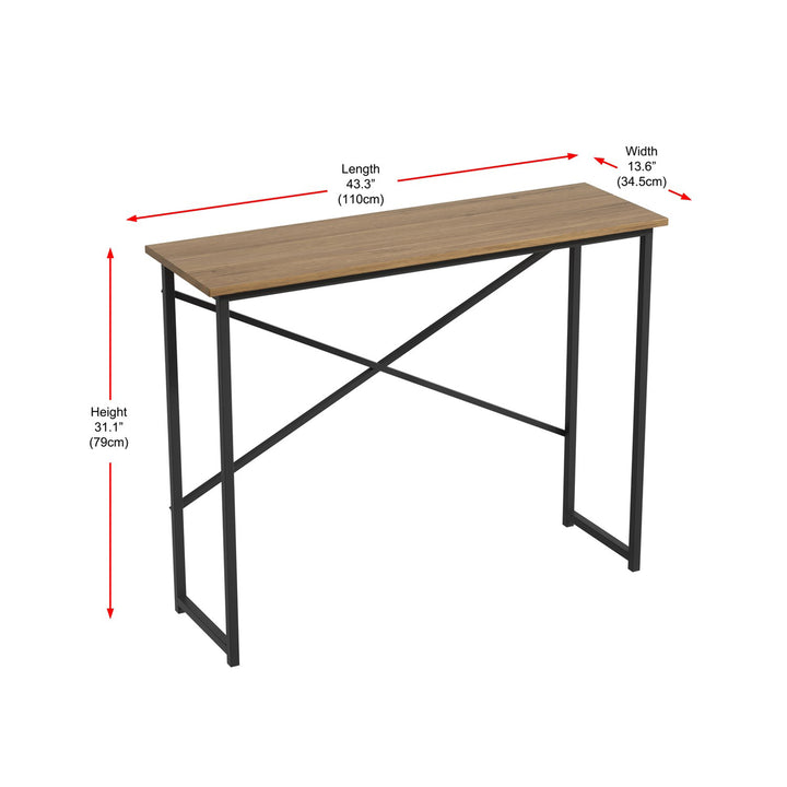 43 Inch Console Table In Natural Driftwood - View 6 - Joshua Marshal