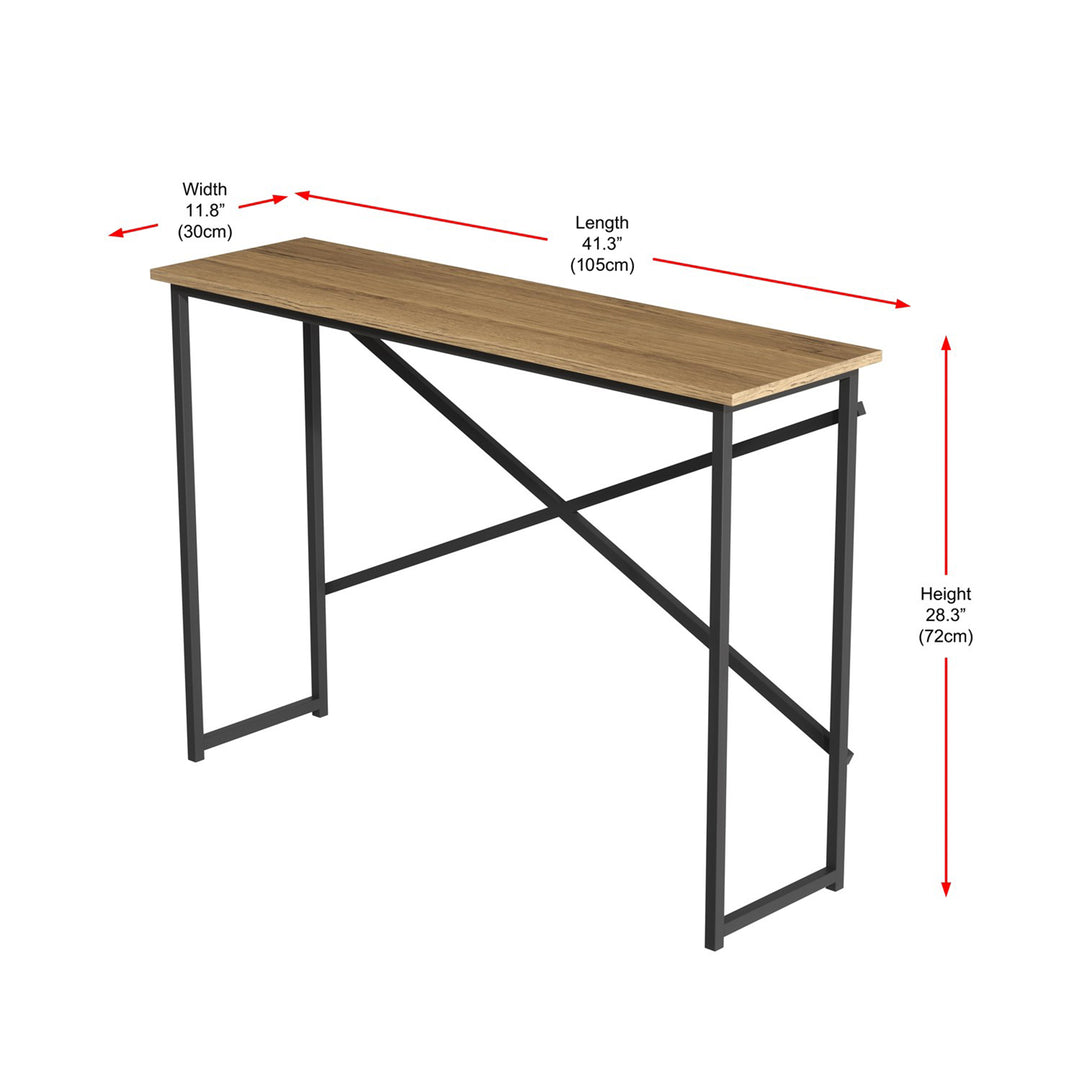 41 Inch Console Table In Natural Driftwood - View 6 - Joshua Marshal