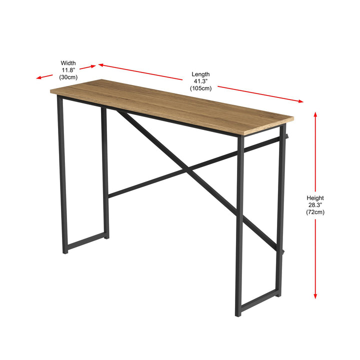 41 Inch Console Table In Natural Driftwood - View 6 - Joshua Marshal
