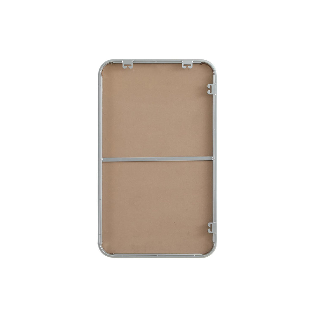 Contour Metal Rectangle Mirror 18X30 In Silver - View 6 - Joshua Marshal