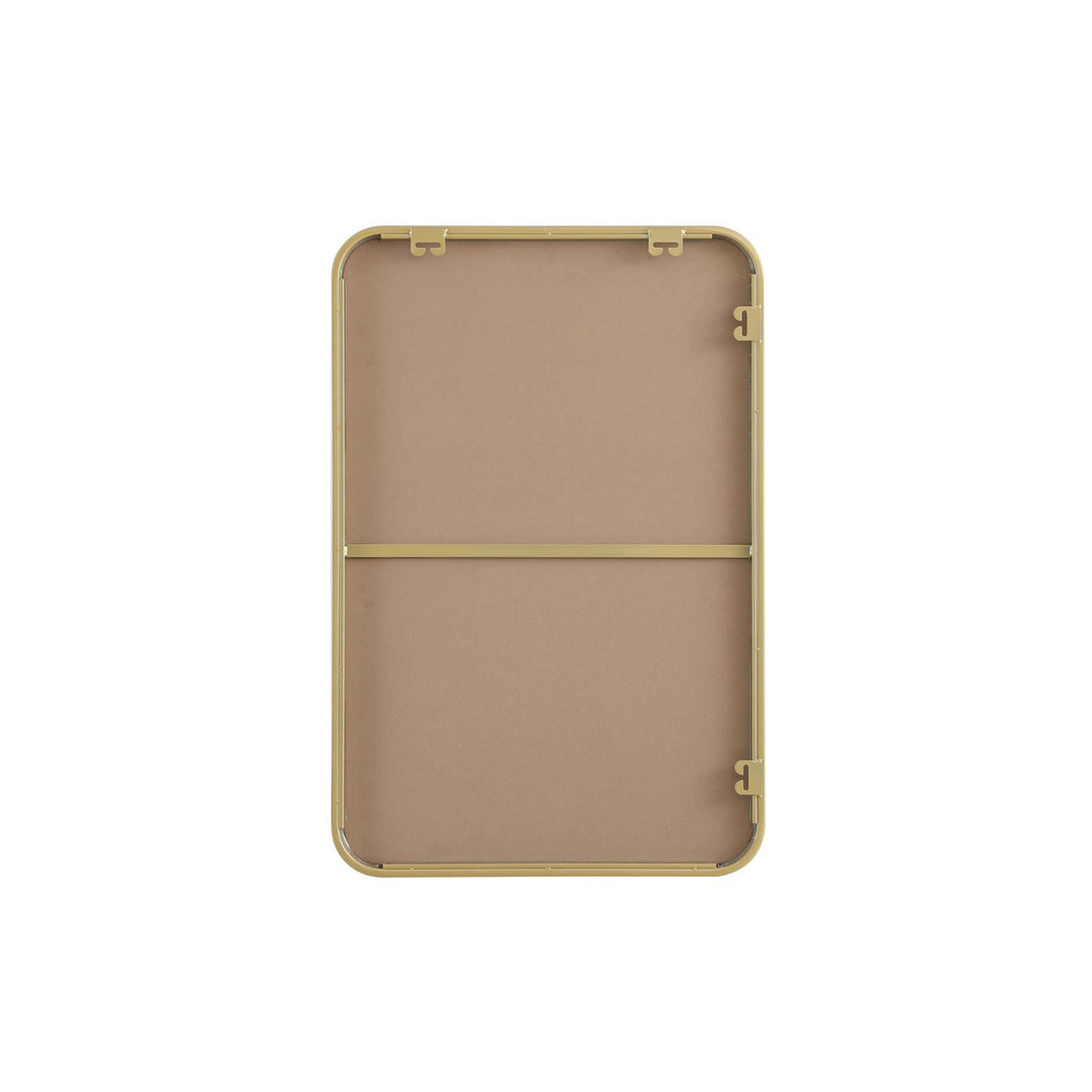 Contour Metal Rectangle Mirror 20X30 In Brass - View 6 - Joshua Marshal