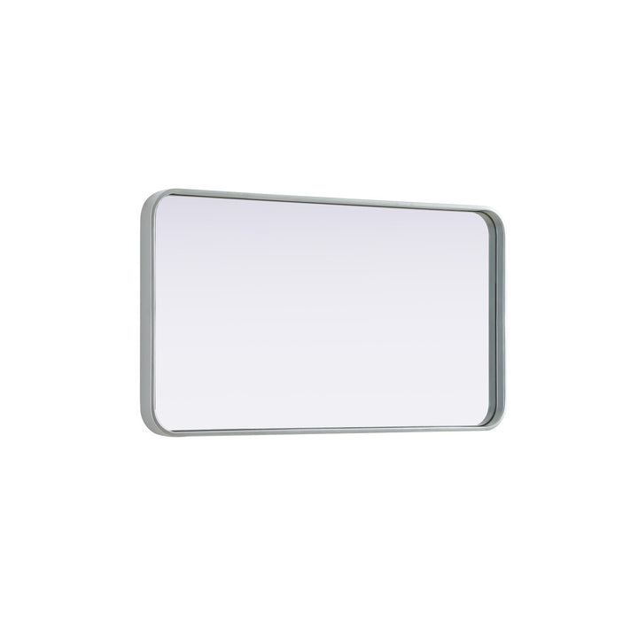 Contour Metal Rectangle Mirror 20X36 In Silver - View 5 - Joshua Marshal