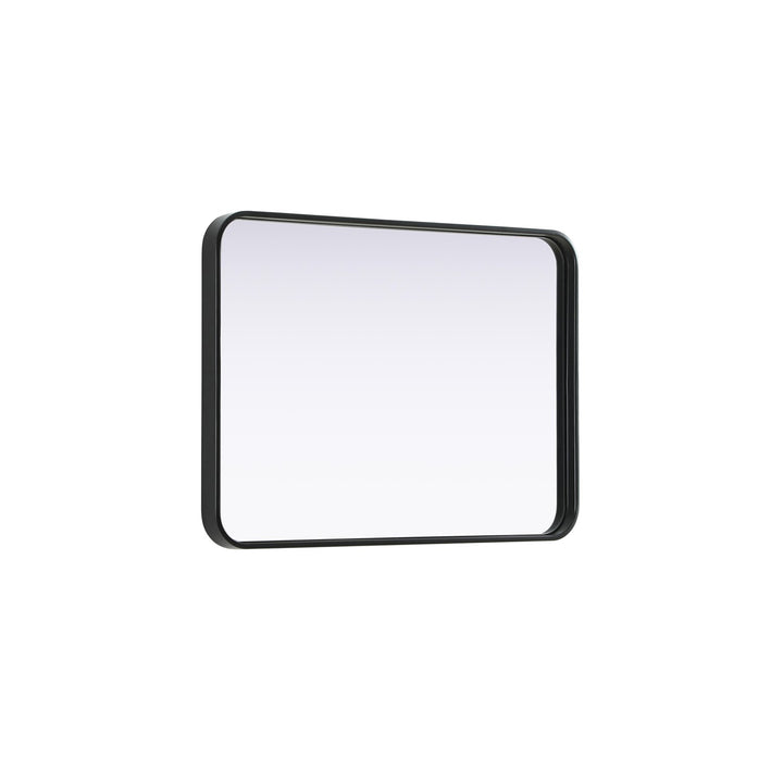 Contour Metal Rectangle Mirror 22X30 In Black - View 5 - Joshua Marshal