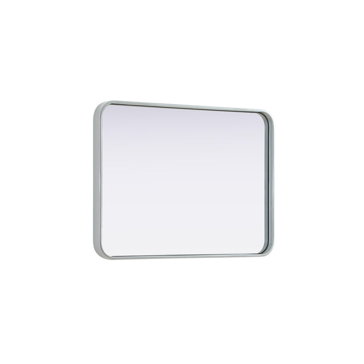 Contour Metal Rectangle Mirror 22X30 In Silver - View 5 - Joshua Marshal