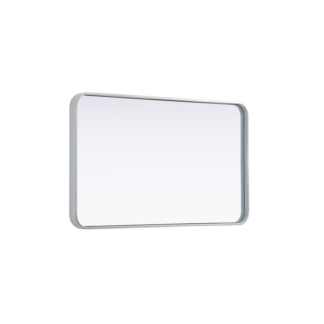 Contour Metal Rectangle Mirror 22X36 In Silver - View 5 - Joshua Marshal
