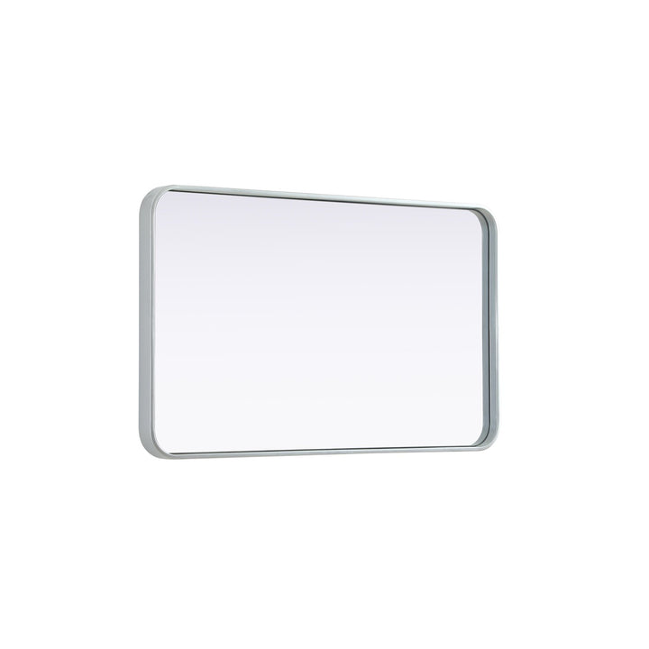 Contour Metal Rectangle Mirror 22X36 In Silver - View 5 - Joshua Marshal
