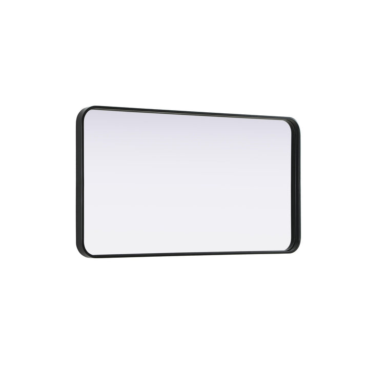 Contour Metal Rectangle Mirror 22X40 In Black - View 5 - Joshua Marshal