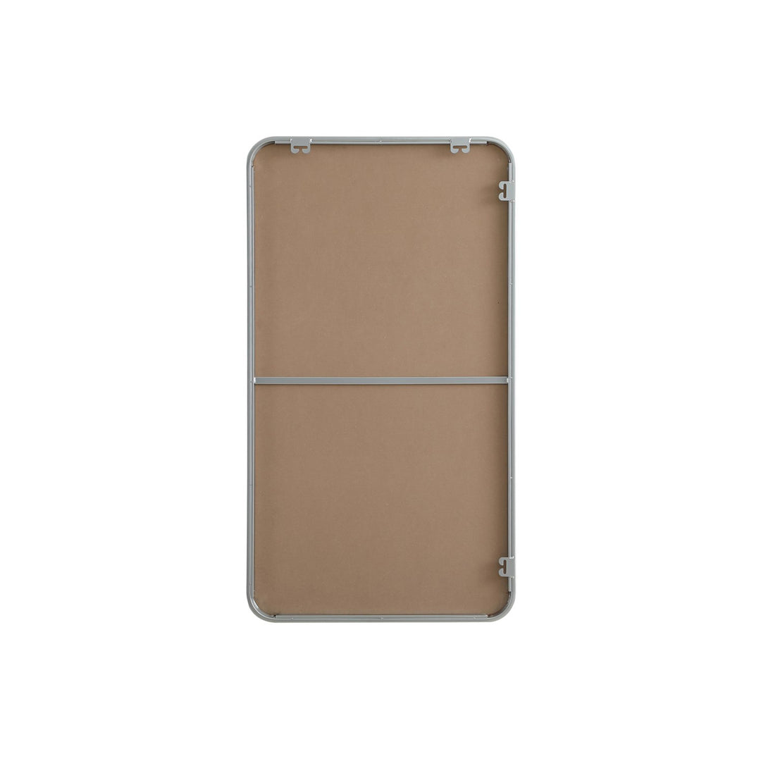 Contour Metal Rectangle Mirror 22X40 In Silver - View 6 - Joshua Marshal