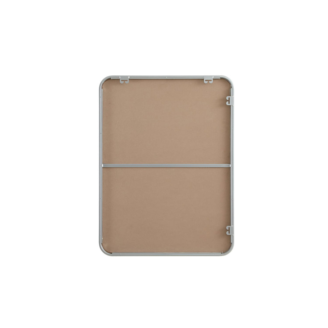 Contour Metal Rectangle Mirror 24X32 In Silver - View 6 - Joshua Marshal