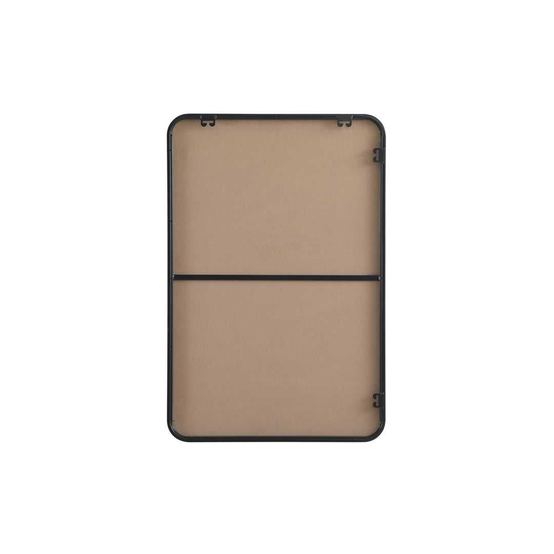 Contour Metal Rectangle Mirror 24X36 In Black - View 6 - Joshua Marshal