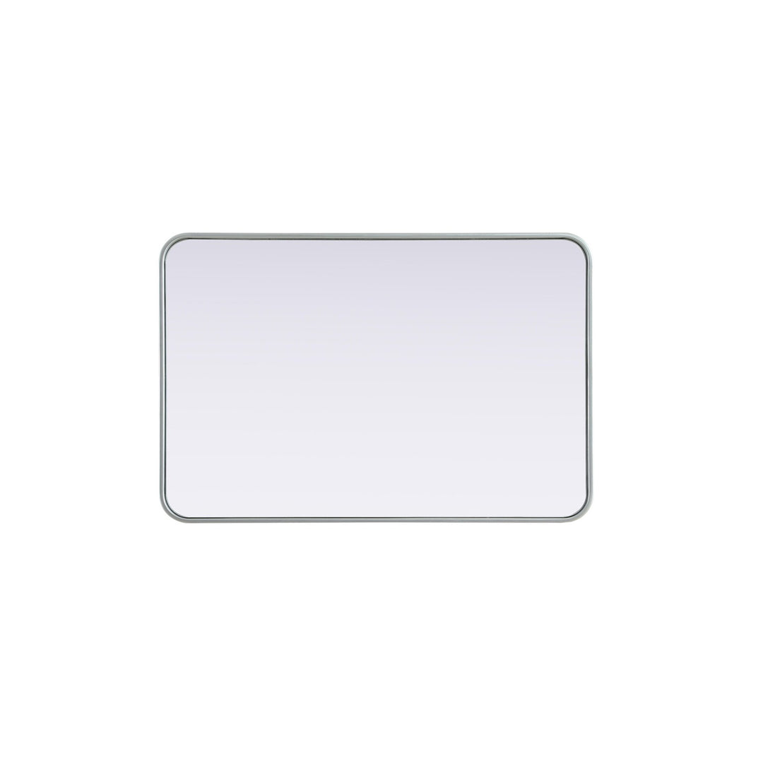 Contour Metal Rectangle Mirror 24X36 In Silver - View 5 - Joshua Marshal